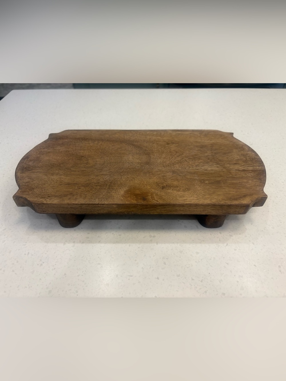NWT Wooden Raised Serving Board Riser Display
